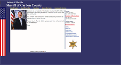 Desktop Screenshot of carboncountysheriff.com